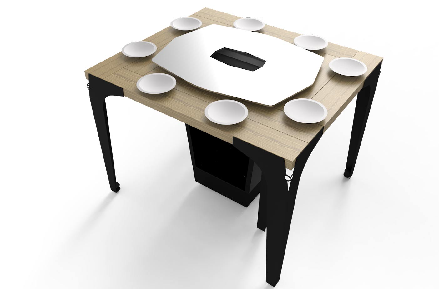 Brasero de table, achat brasero design : Brasero Industrie Concept